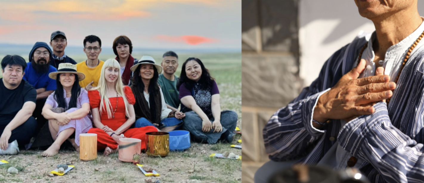 Friends gathering on the Inner Mongolian grassland